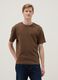 Relaxed Fit Brown The Iconic Tee T-shirt in Pure Cotton_2