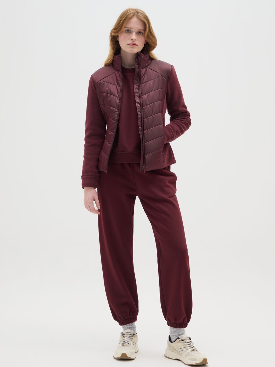 Giacca in tessuto elasticizzato rossa regular fit_1