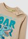 Children's Beige Long Sleeve Cotton Top_3