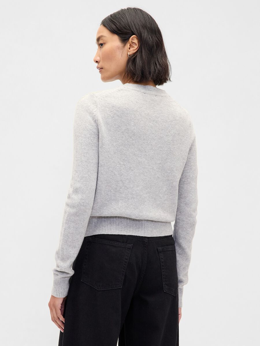 Grey cotton blend jumper_1