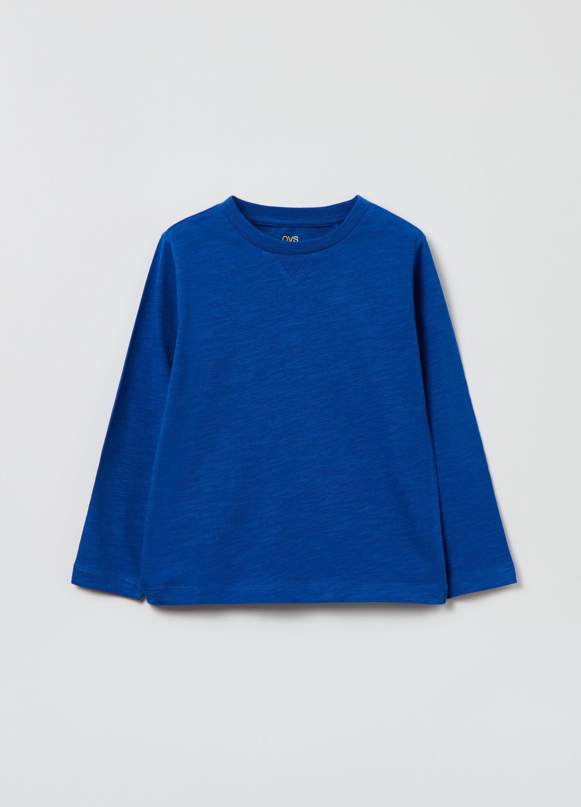 T-shirt in cotone slub_0