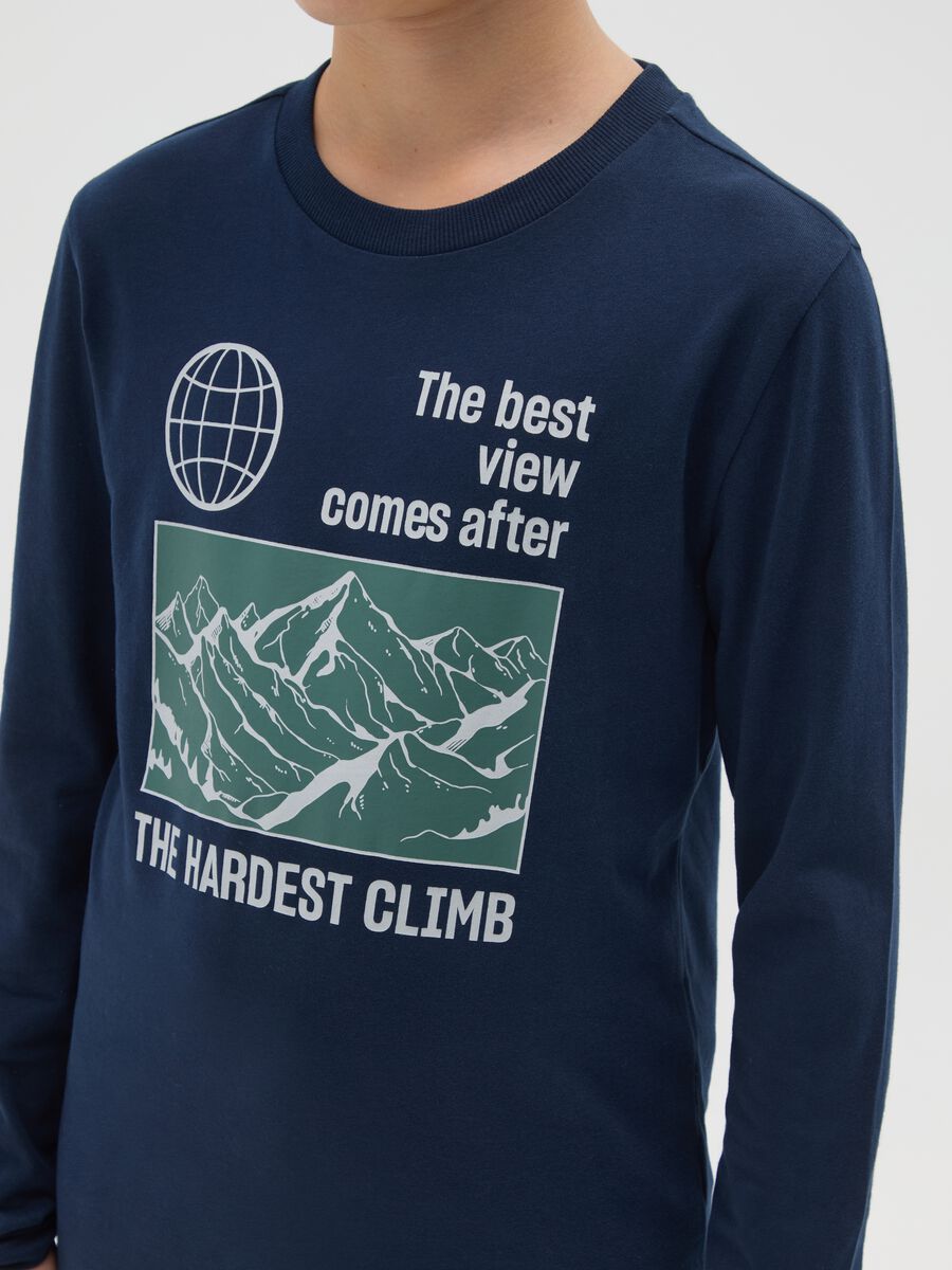 Boy's regular fit blue pure cotton shirt_2