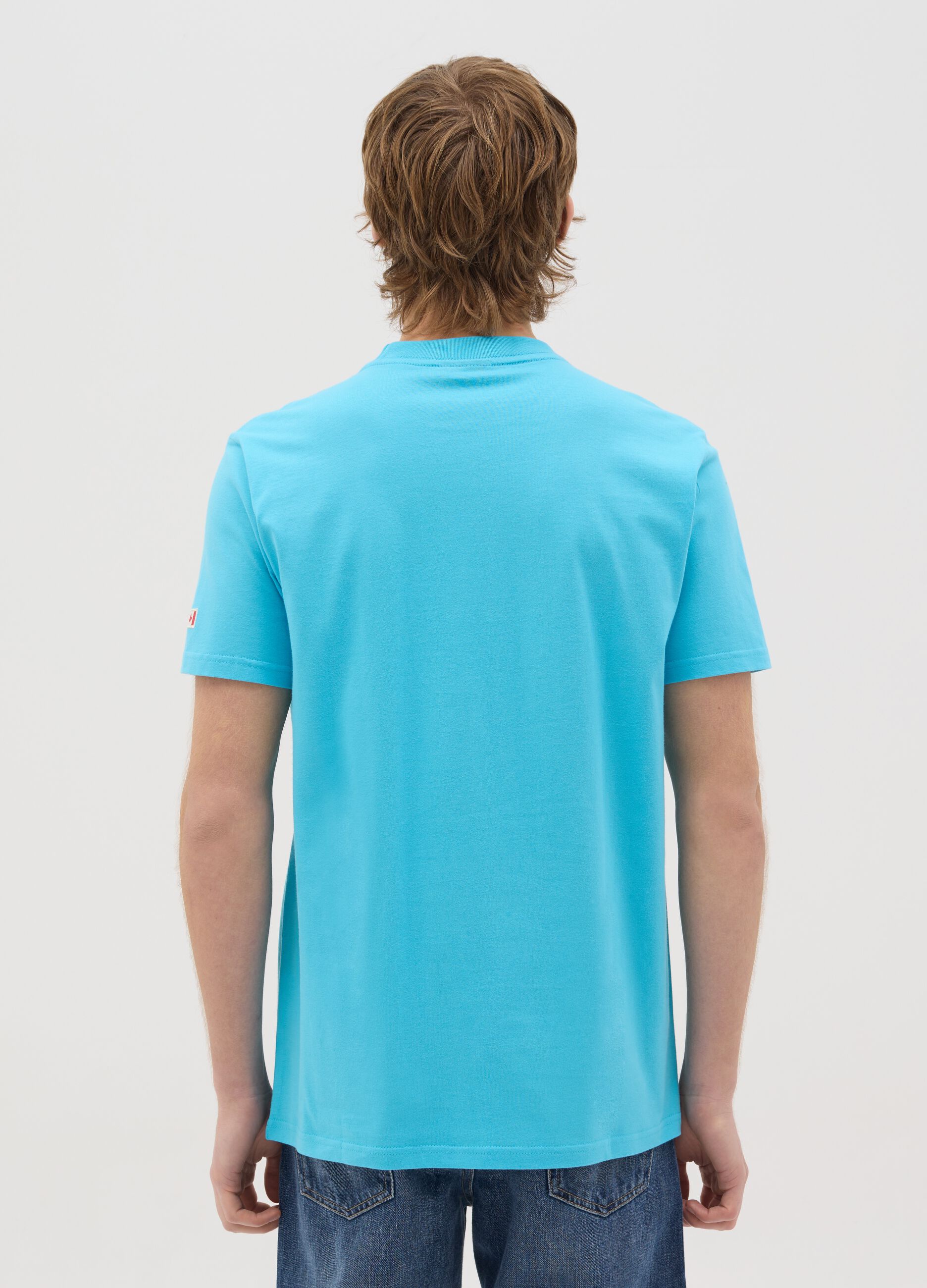 Canada's Trail turquoise T-shirt with embroidery
