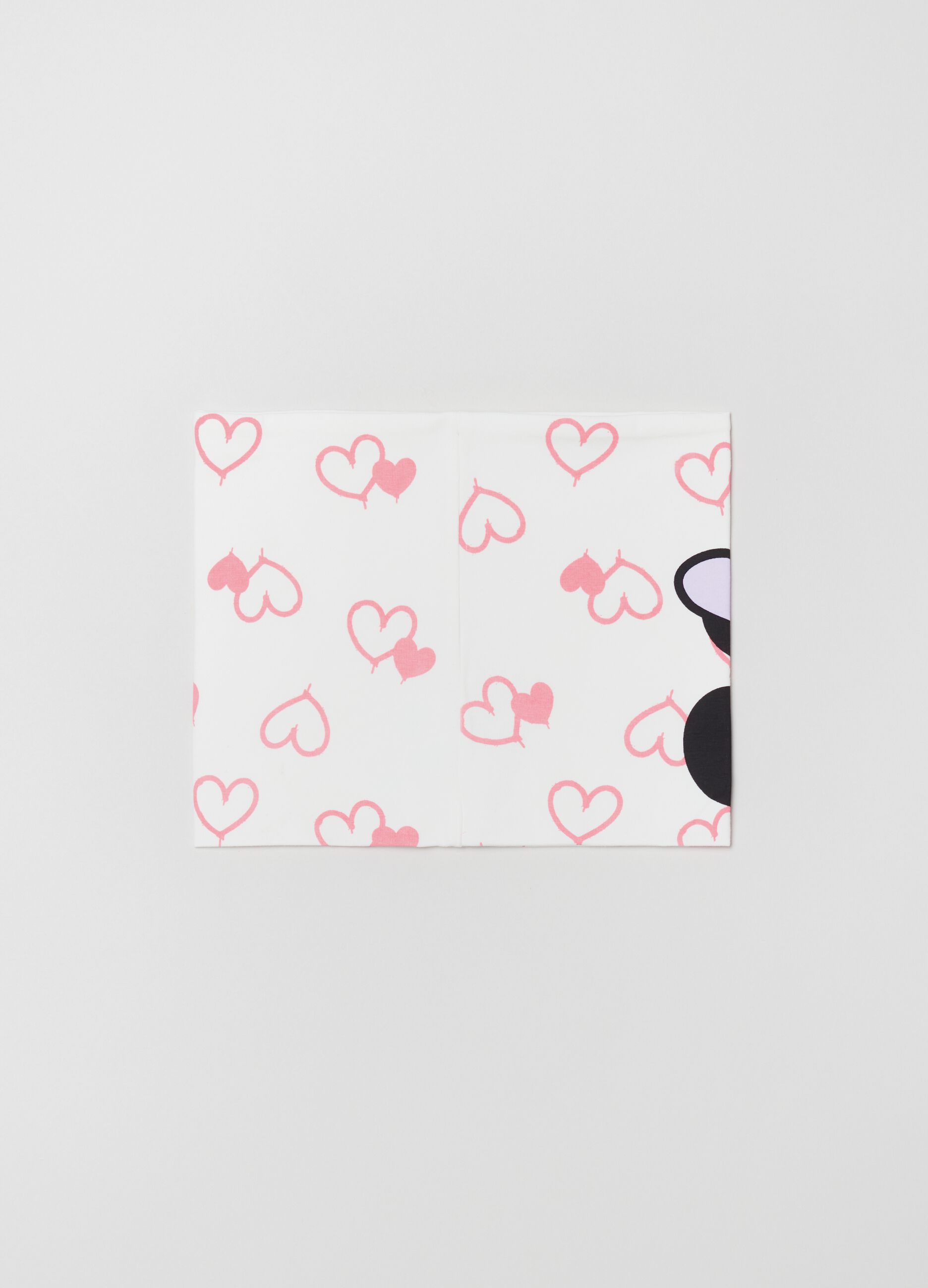Scaldacollo in jersey con stampa Minnie _1