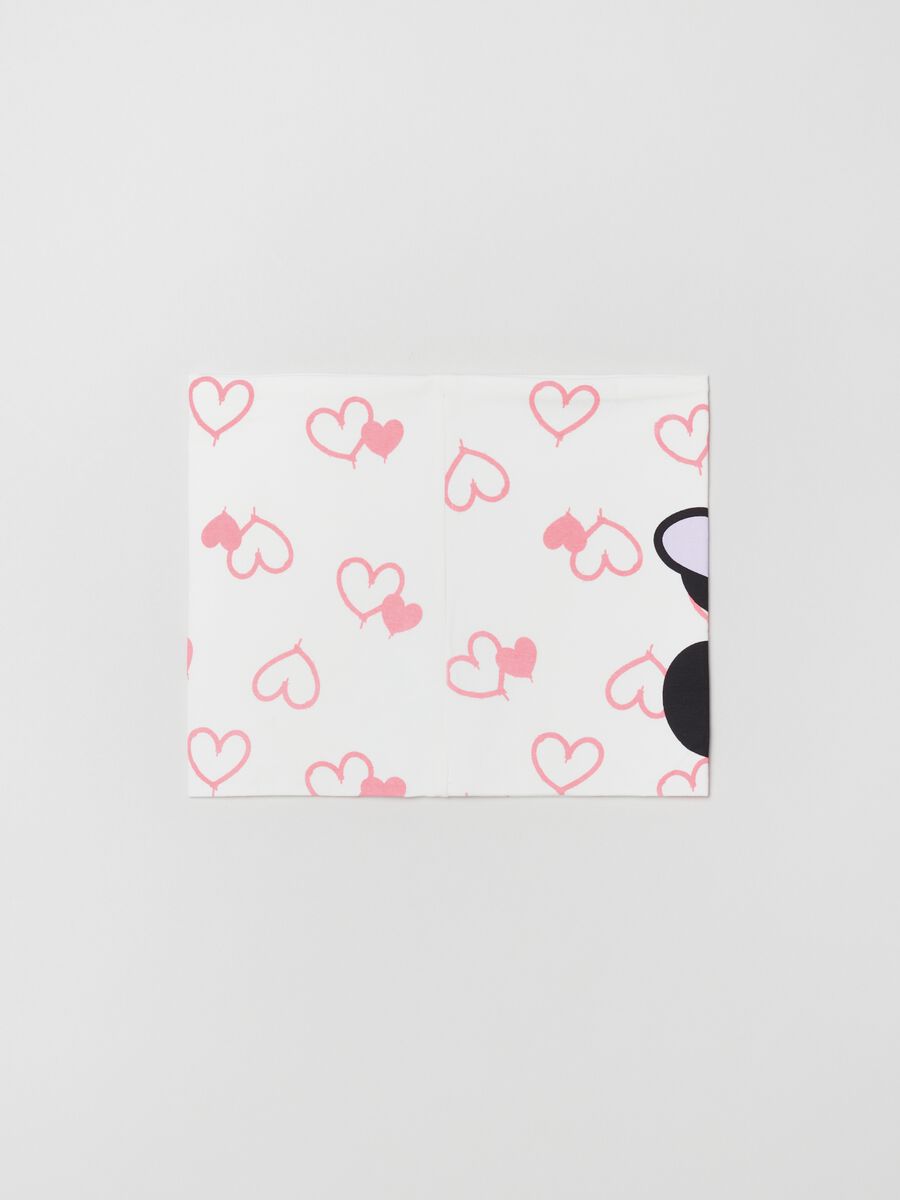 Scaldacollo in jersey con stampa Minnie _1