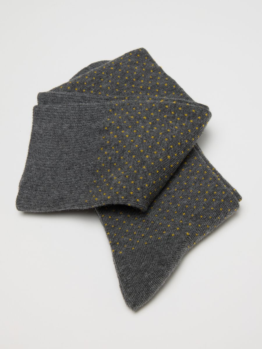 Tripack multicoloured striped long cotton socks_2