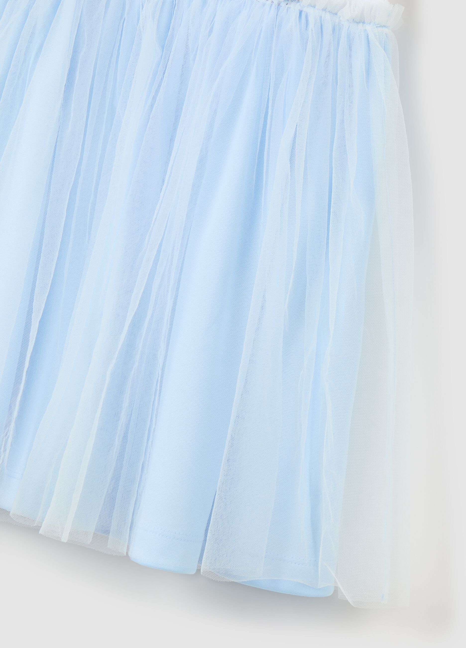 Abito da bambina in misto cotone multicolor regular fit