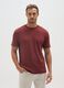 Red pure cotton regular fit T-shirt_1