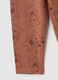 Baby girl brown stretch cotton leggings_3