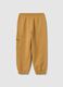Children's Yellow Jogger Trousers in Pure Cotton Regular Fit_1