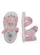 Multicolor sandals with hook-and-loop closure for girls_1