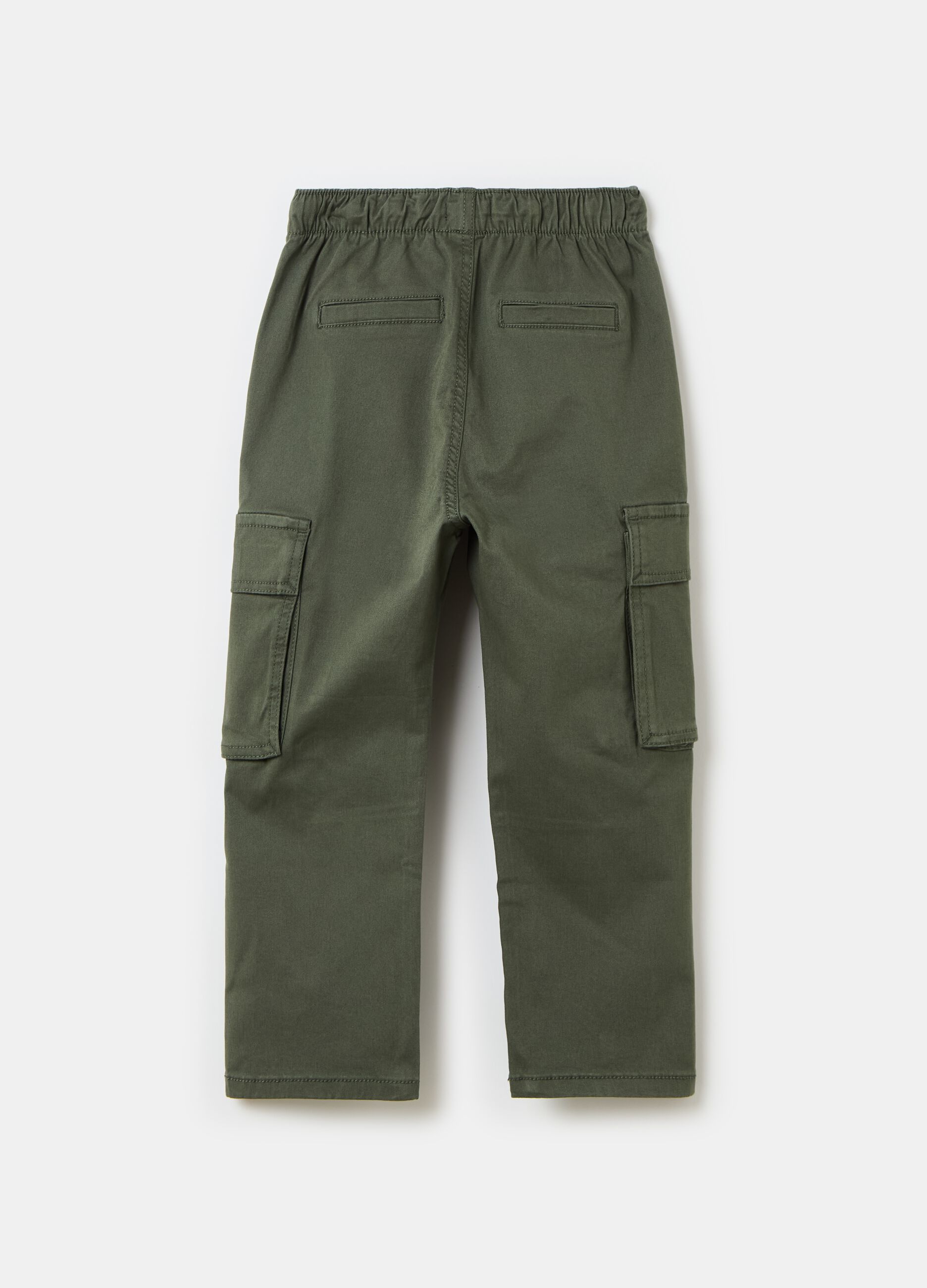 Joggers cargo con coulisse