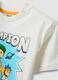 White pure cotton kids&rsquo; T-shirt with Stumble Guys print, regular fit_3