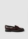 Classic glossy brown loafers_0