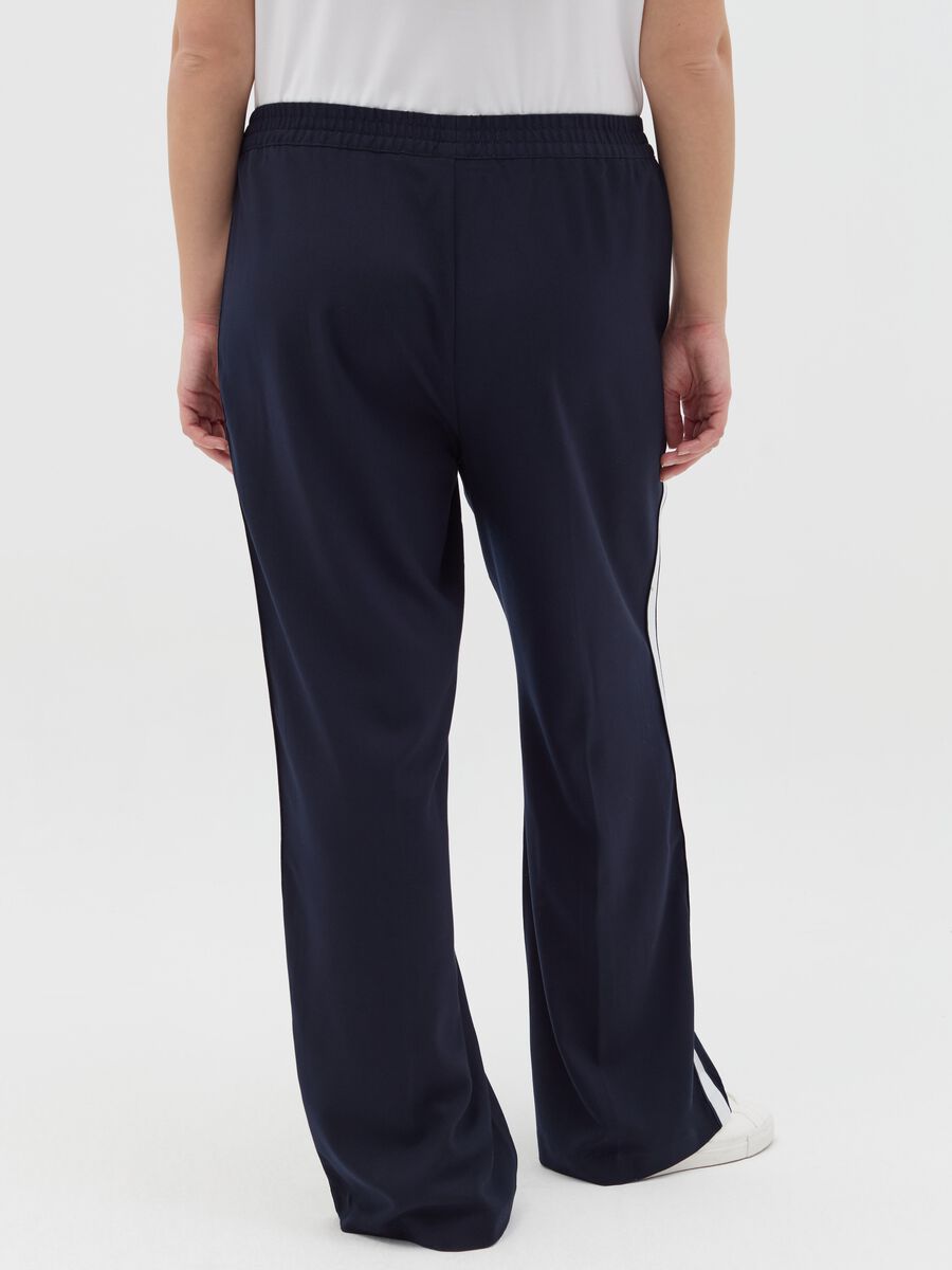 Joggers with side bands_3