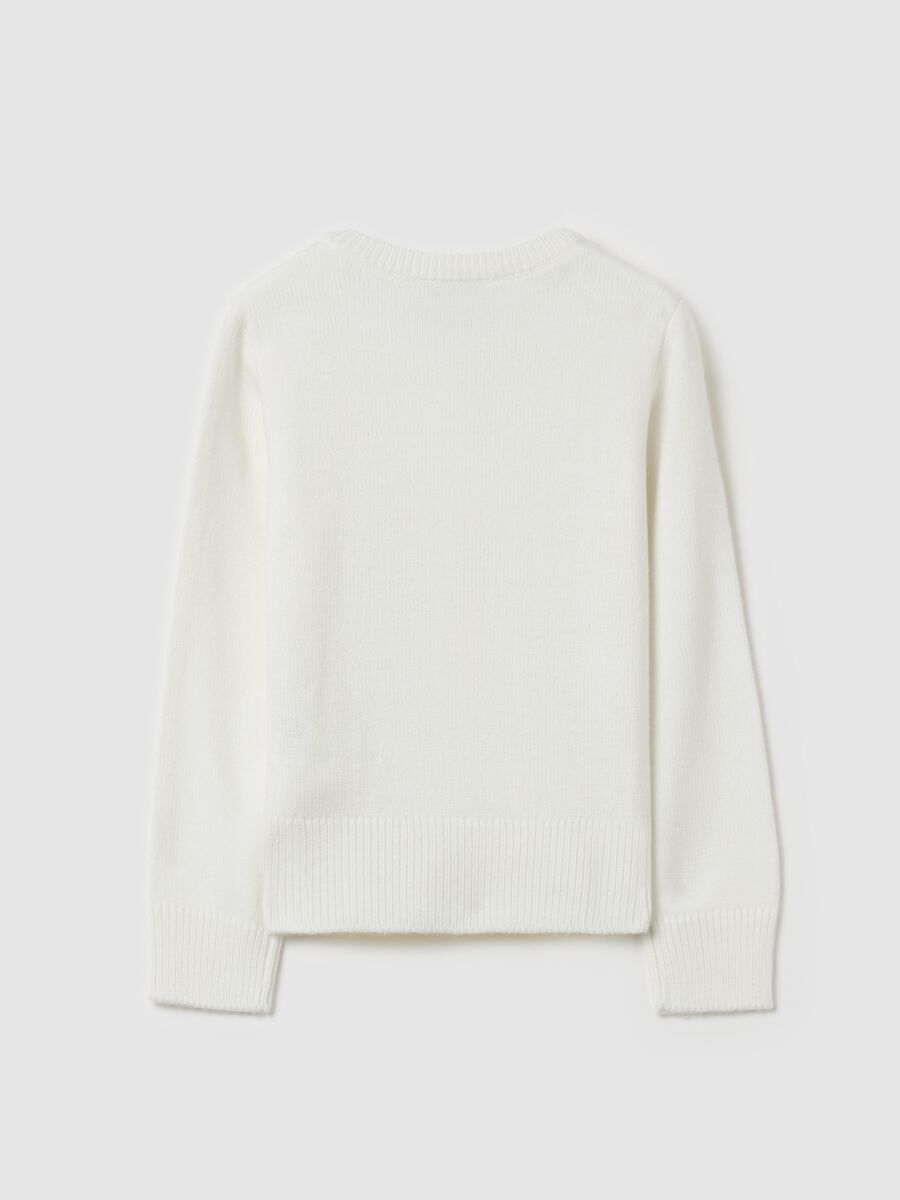 Cardigan with raised weave_1