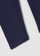Girls&rsquo; skinny stretch organic cotton blue leggings_2