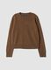Brown pure cashmere crew-neck jumper_0