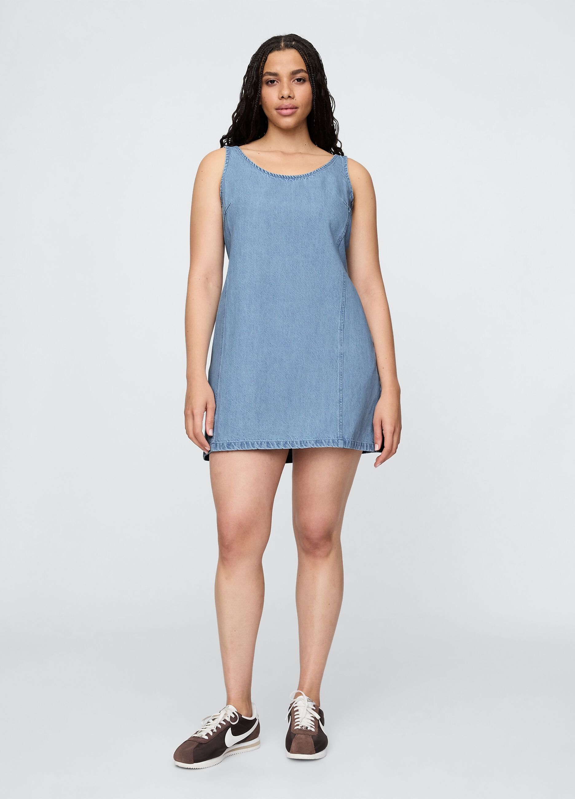 Abito corto in denim Gap