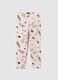 Girls' Regular Fit Pink Stretch Cotton Leggings_0