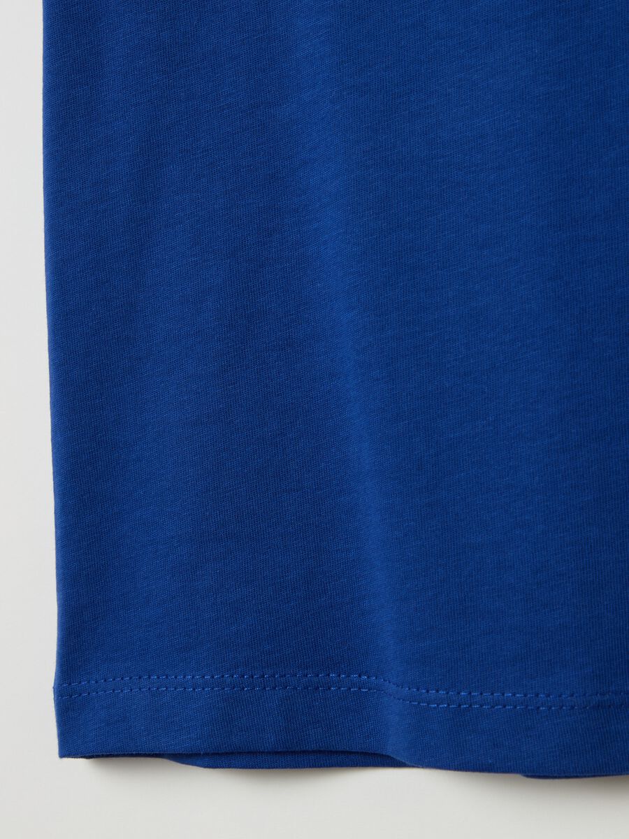 Solid colour T-shirt in organic cotton_3