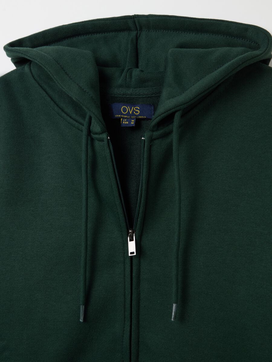 Full-zip plush hoodie_5