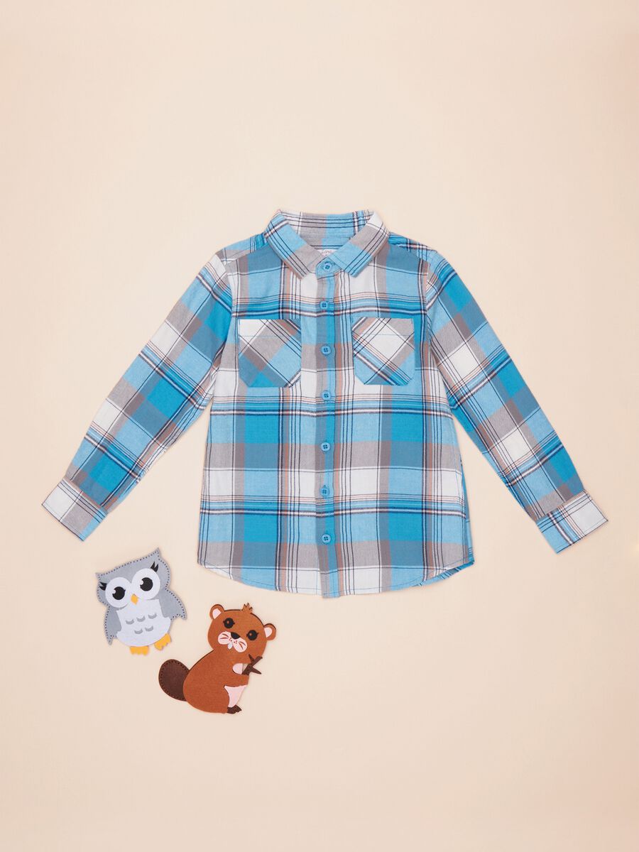 Camicia a quadri in flanella_0