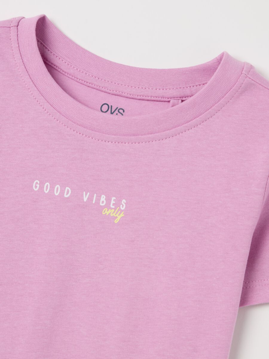 Cotton T-shirt with print_3