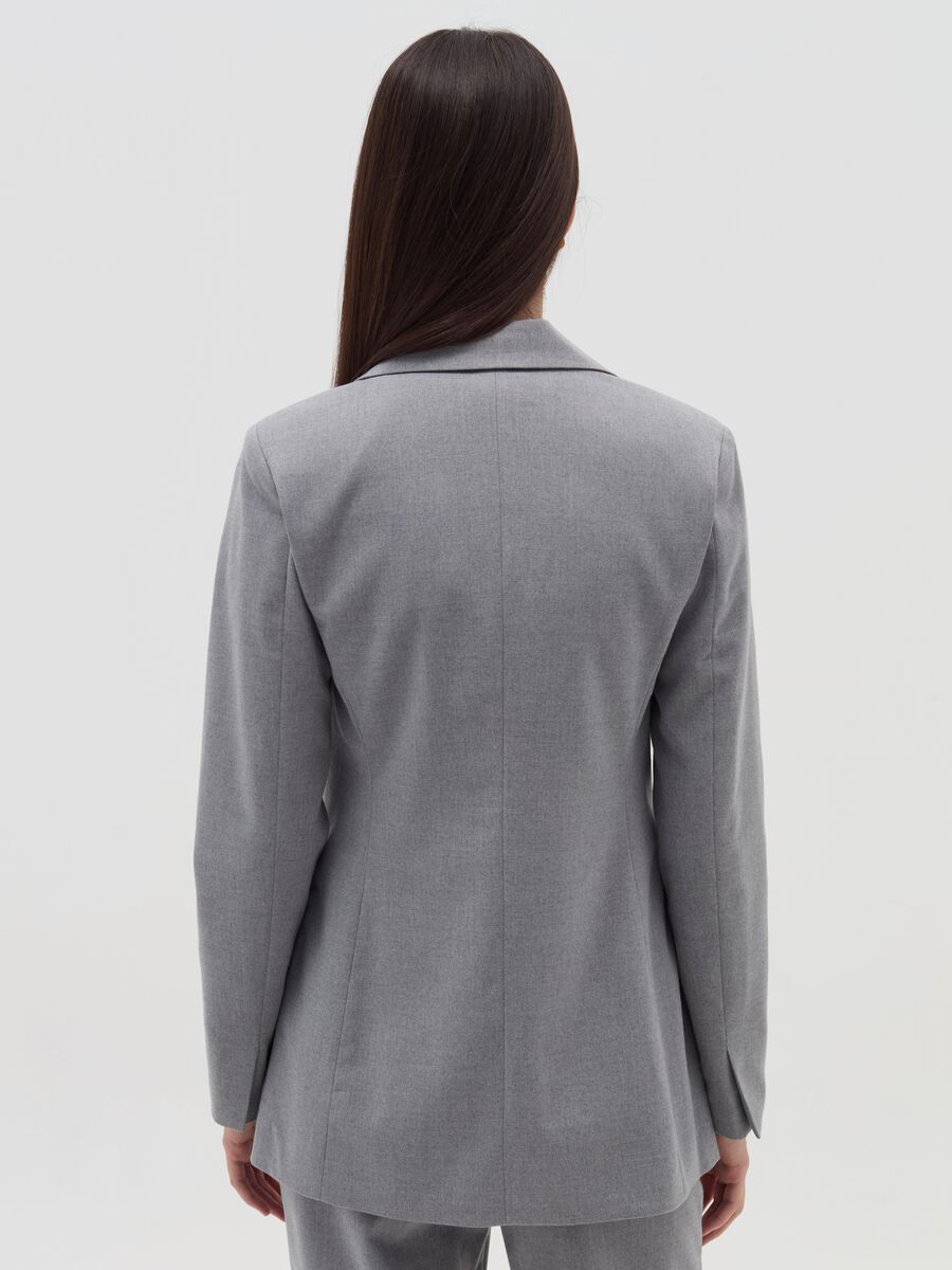 Blazer monopetto con bottone_2