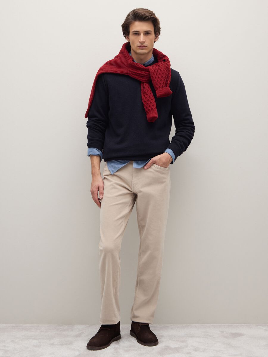 Stivaletti marrone scuro in vera pelle_0