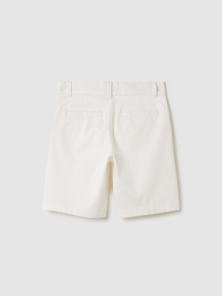 White shorts in stretch cotton_4