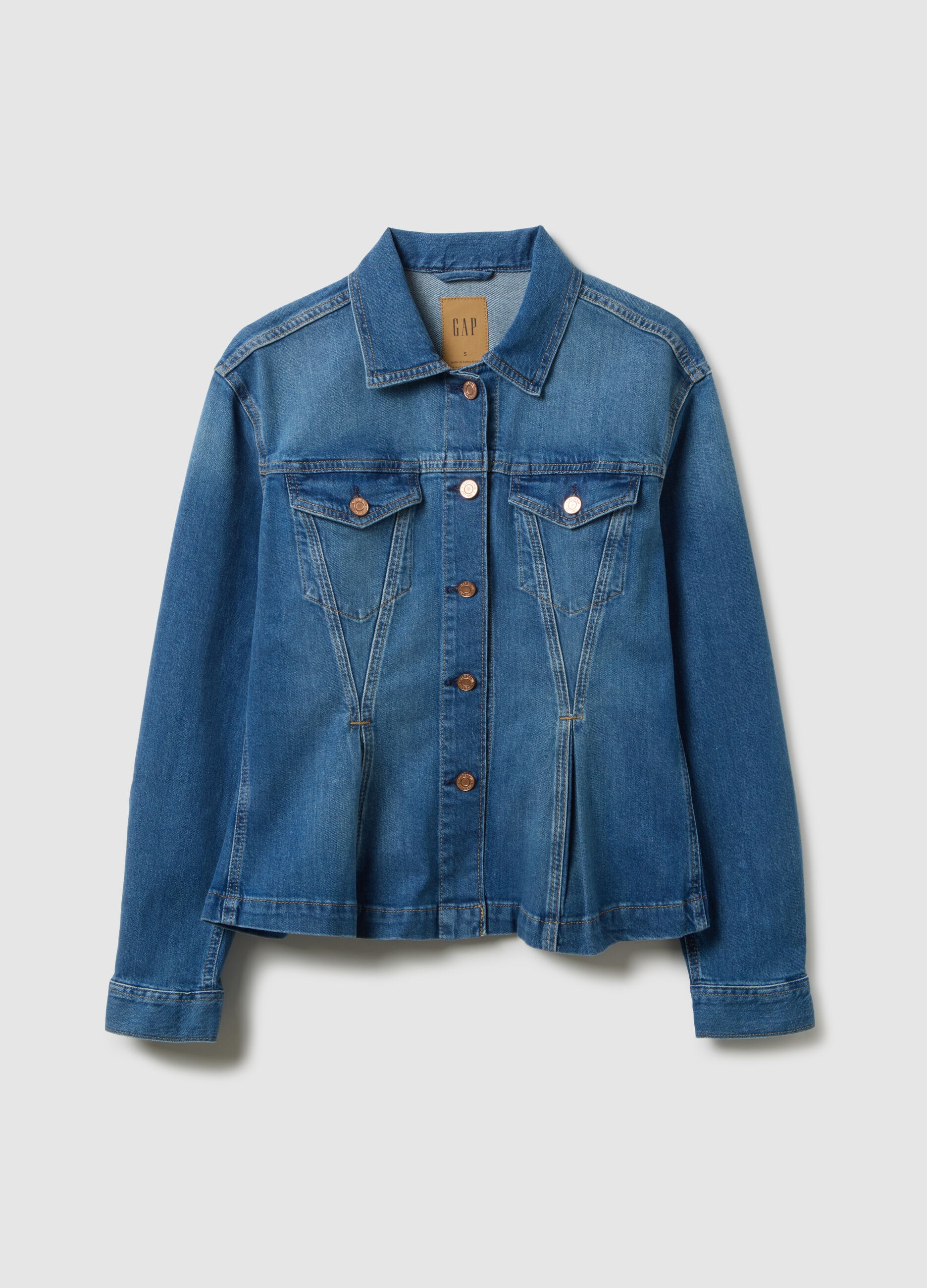 Stretch Denim Blue Jacket