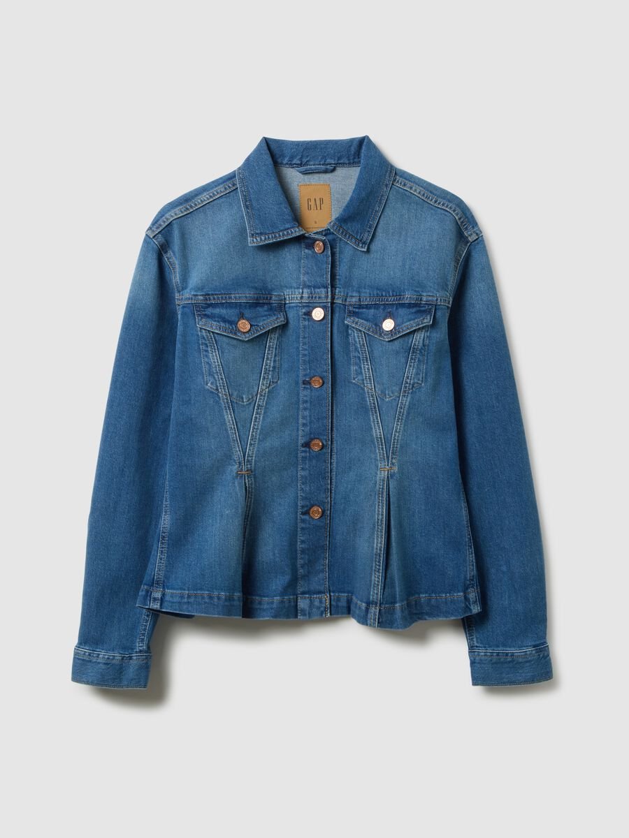 Stretch Denim Blue Jacket_0