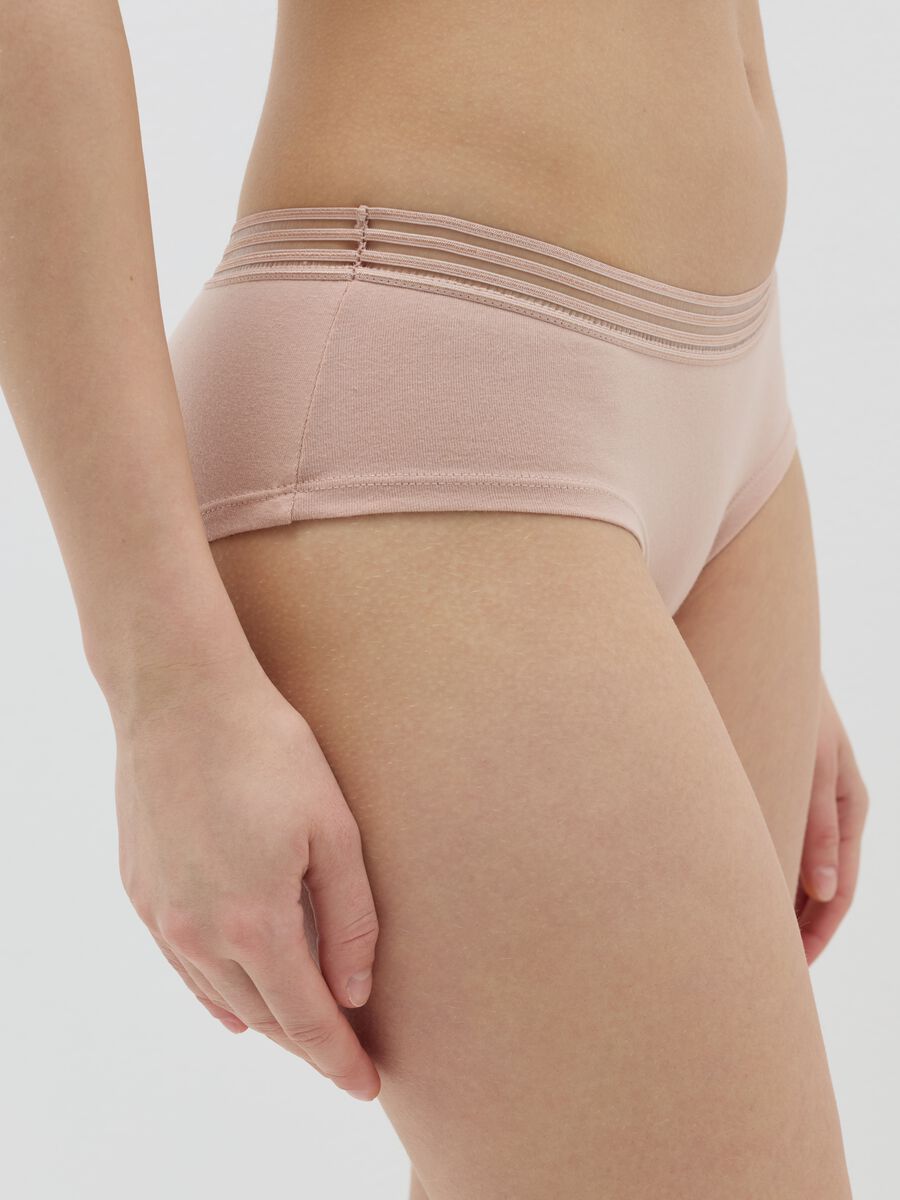 Bipack culotte con dettaglio rigato_2