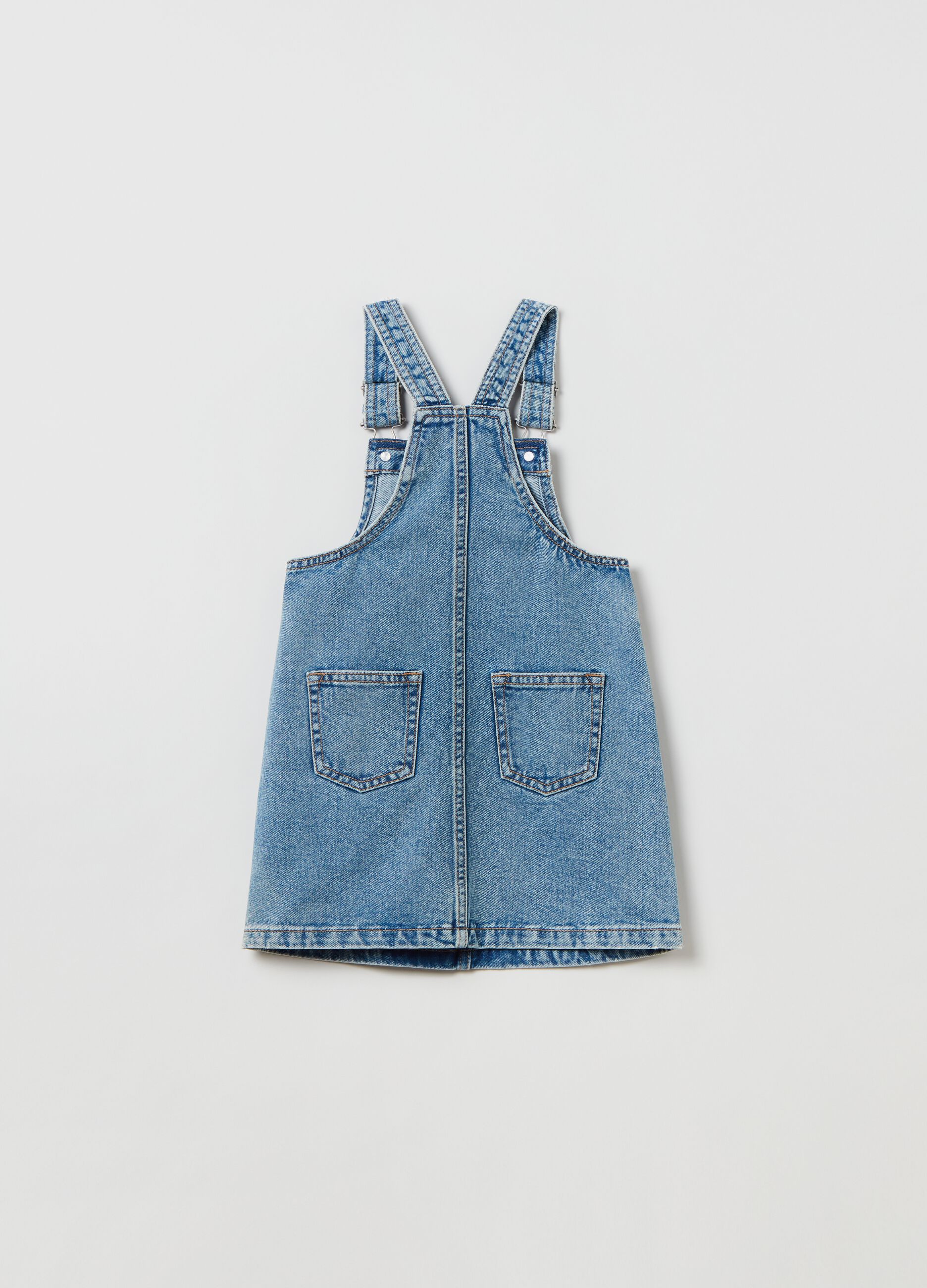 Salopette gonna in denim_1