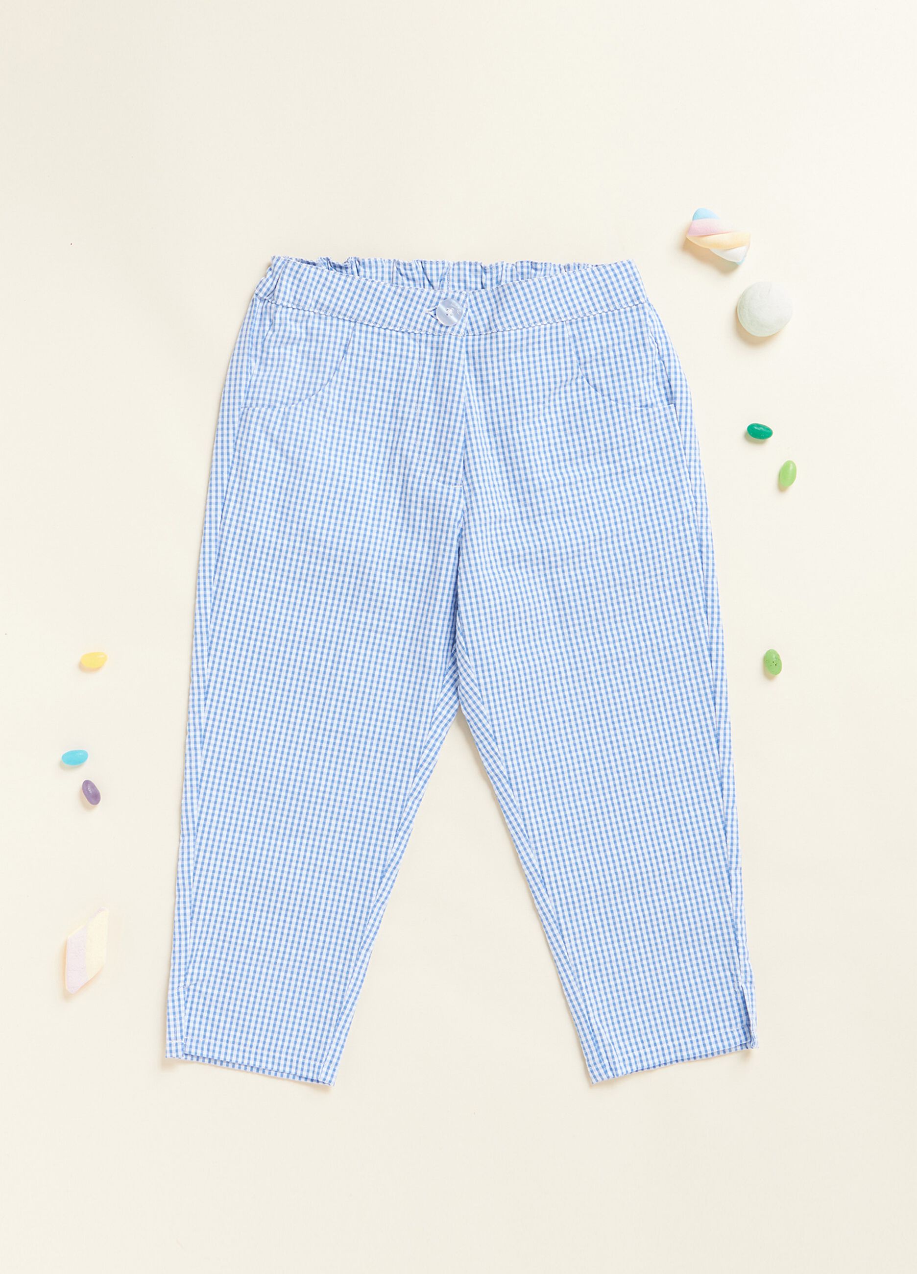 IANA gingham capri trousers