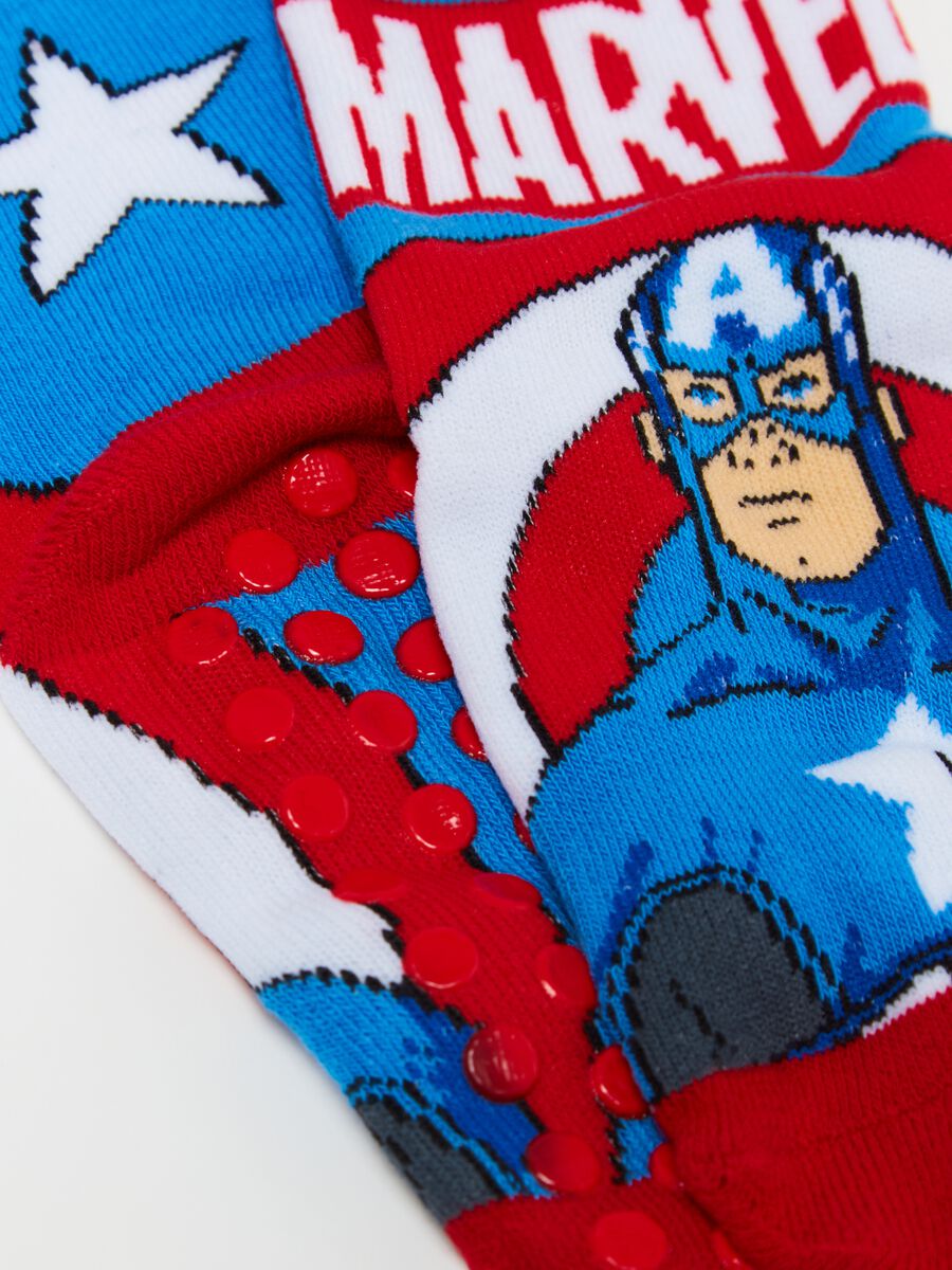 Calze antiscivolo disegno Captain America_2