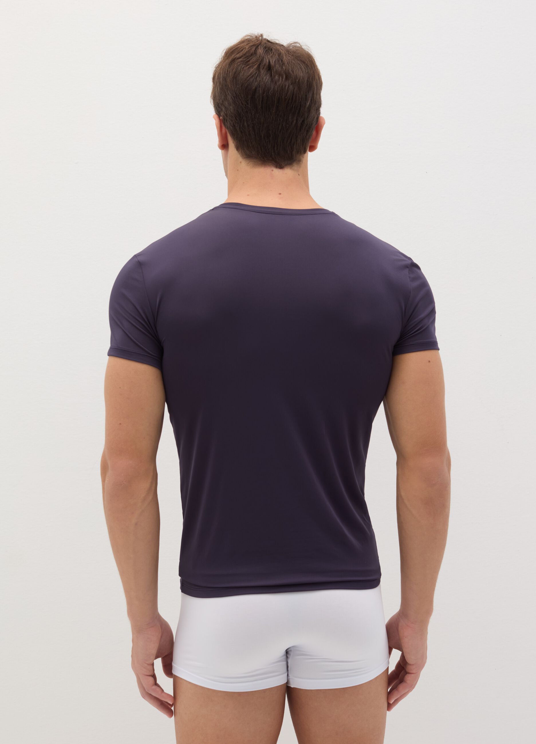 Two-pack undershirts in microfibre