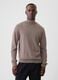 Merino wool pullover with high neck_0