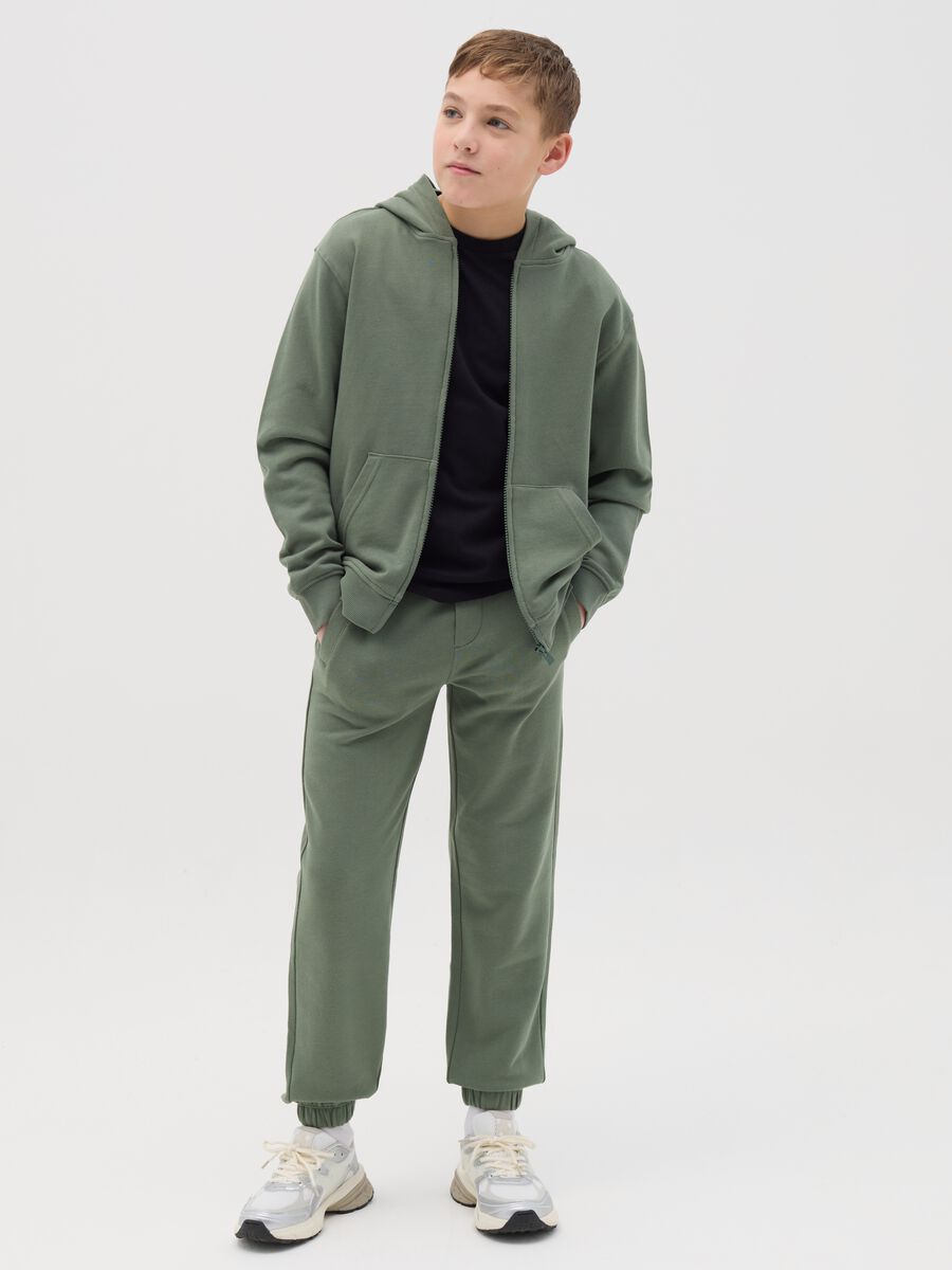 Joggers Essential in felpa con coulisse_1