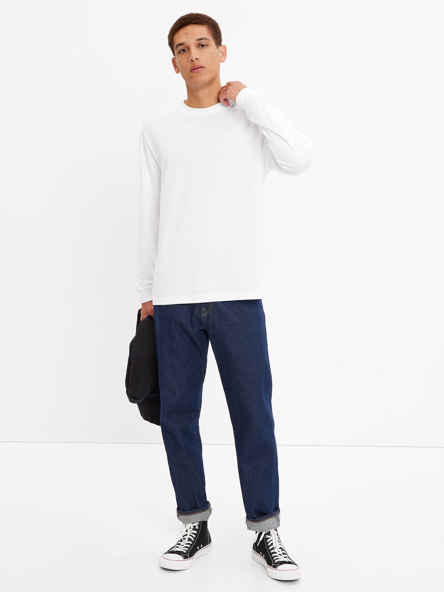 Long-sleeved T-shirt in organic cotton_0