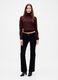 Red wool turtleneck jumper_1