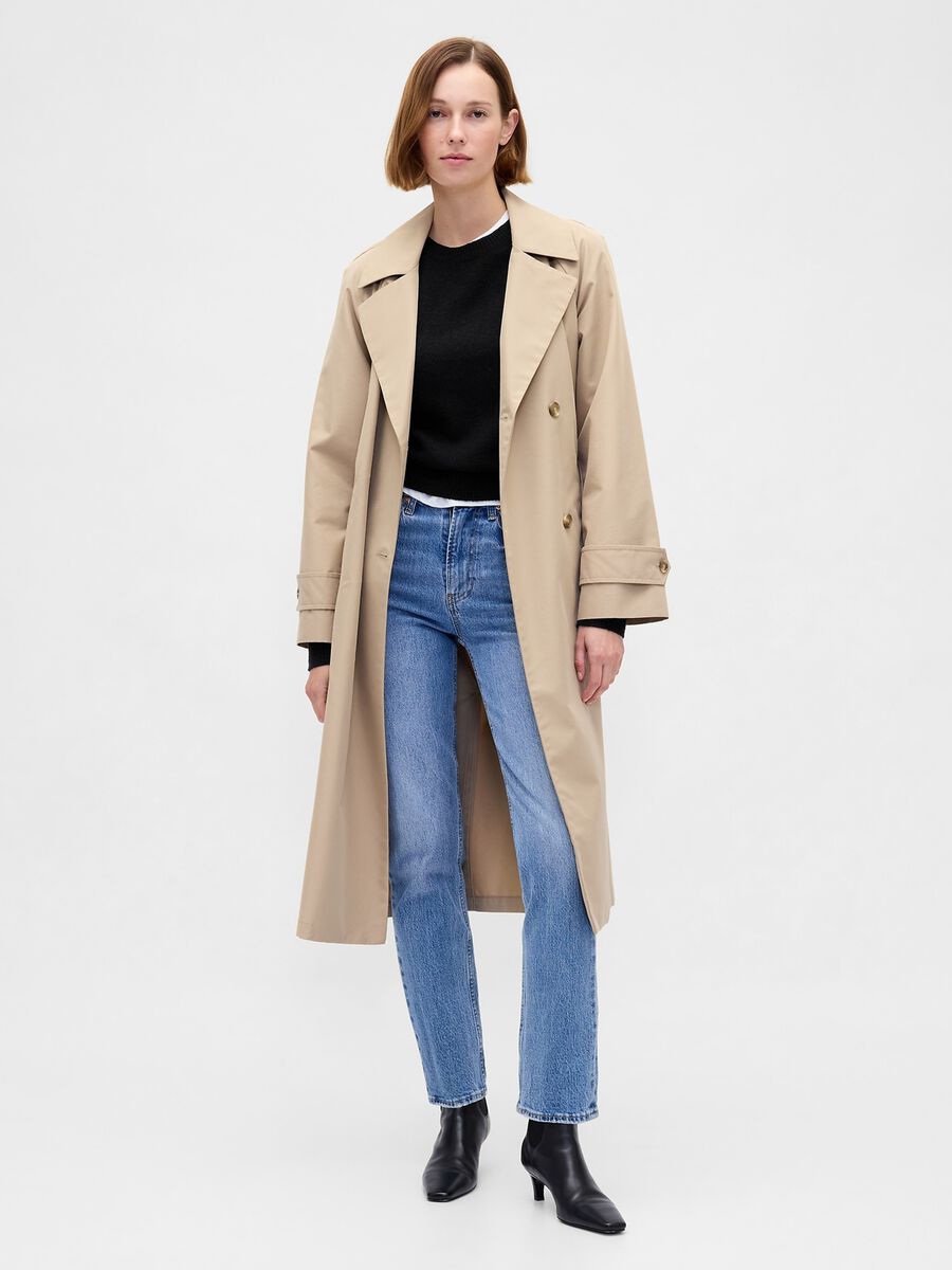 Black sweater in cotton and acrylic blend_2