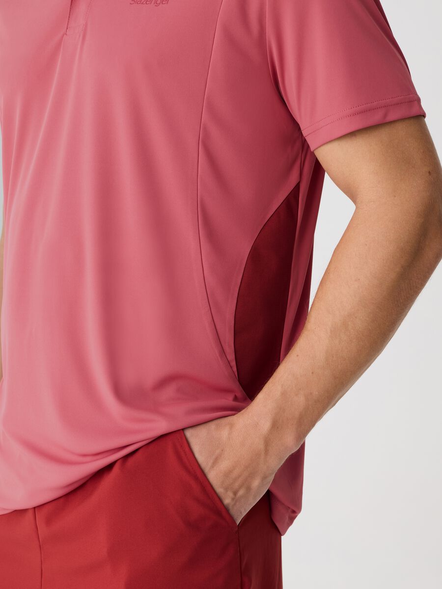 SLAZENGER polo shirt in technical fabric_3