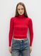 Red Turtleneck Sweater with Fitted Fit_2