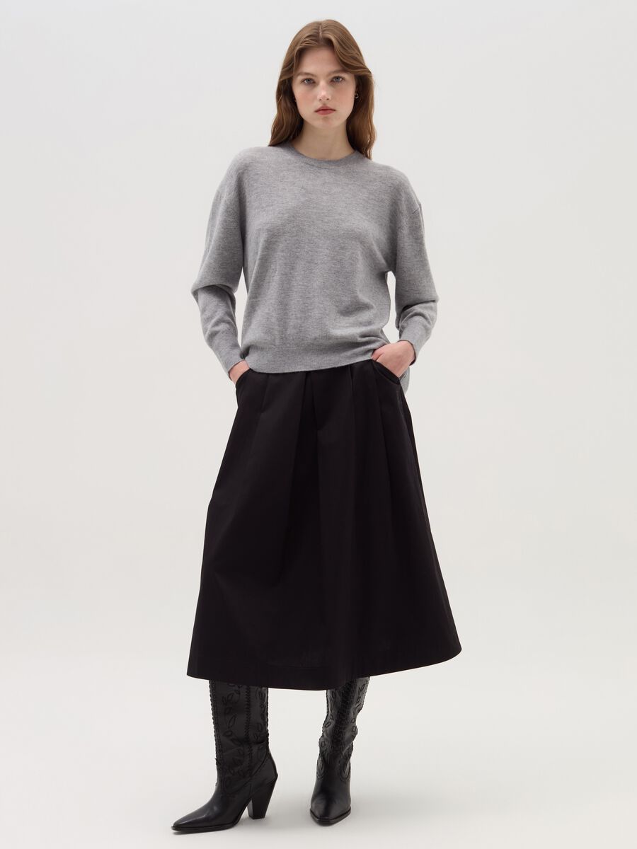 Wool pullover with round neck_1