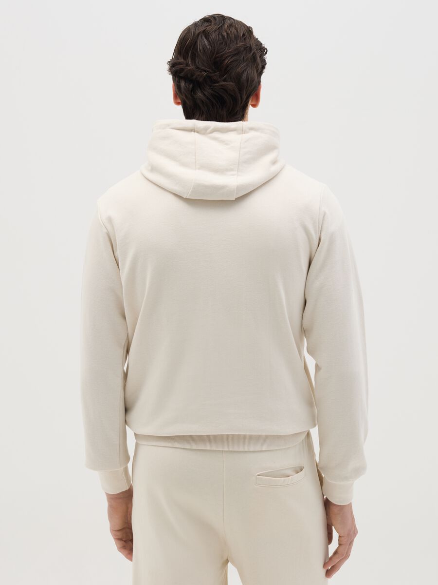 White NBA Los Angeles Lakers sweatshirt with hood_3