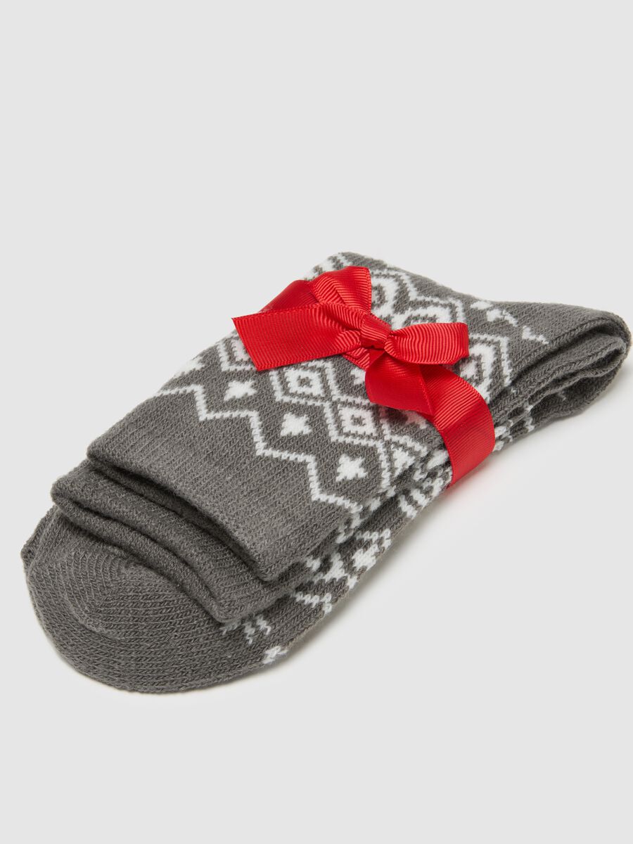 Grey Christmas Socks_1