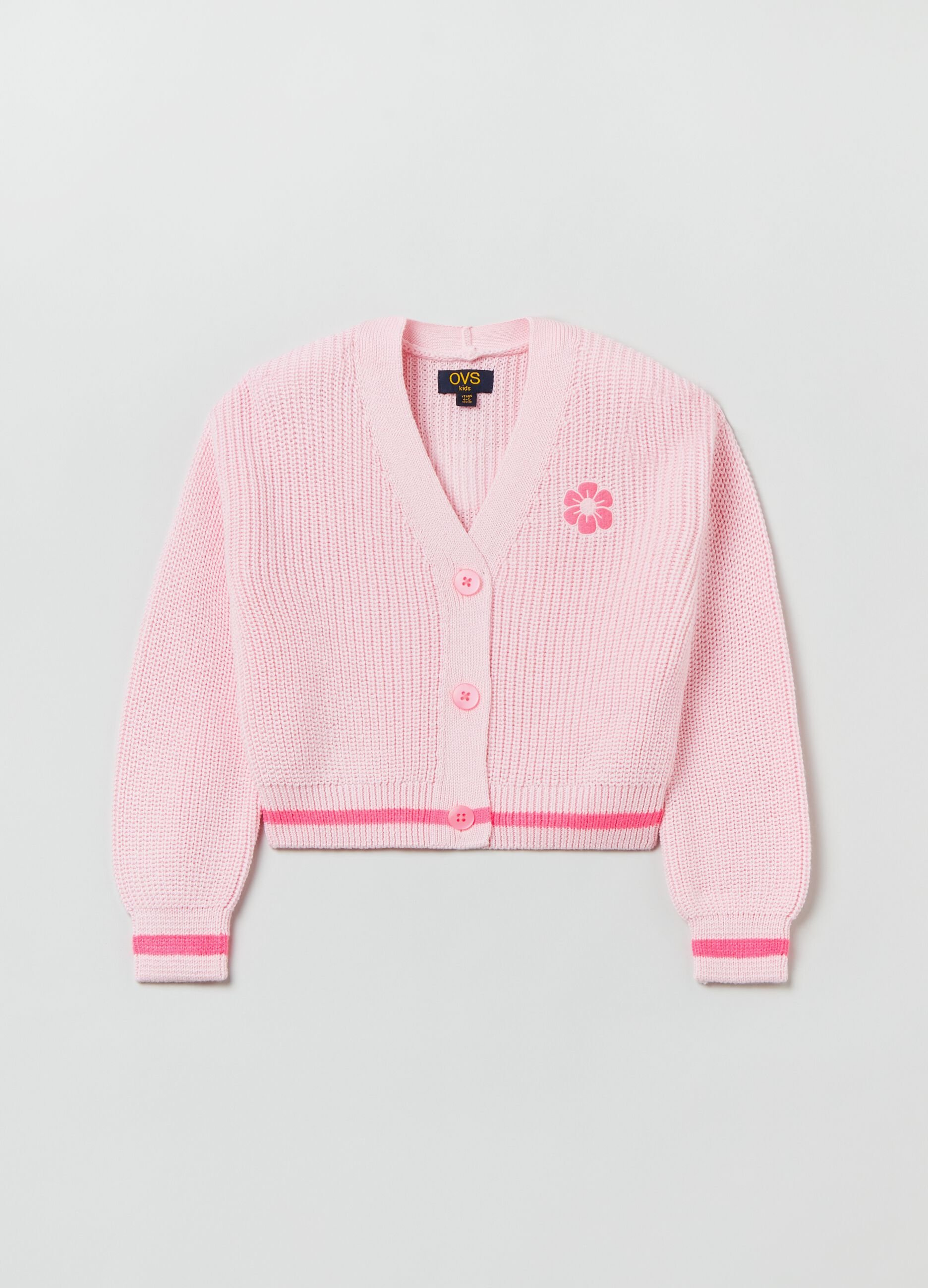 Cardigan con stampa lettering_0
