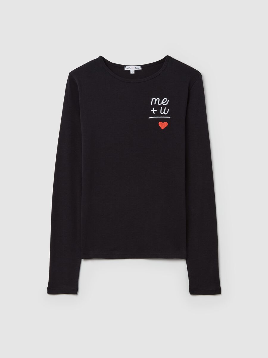 Cotton T-shirt with long sleeves_4